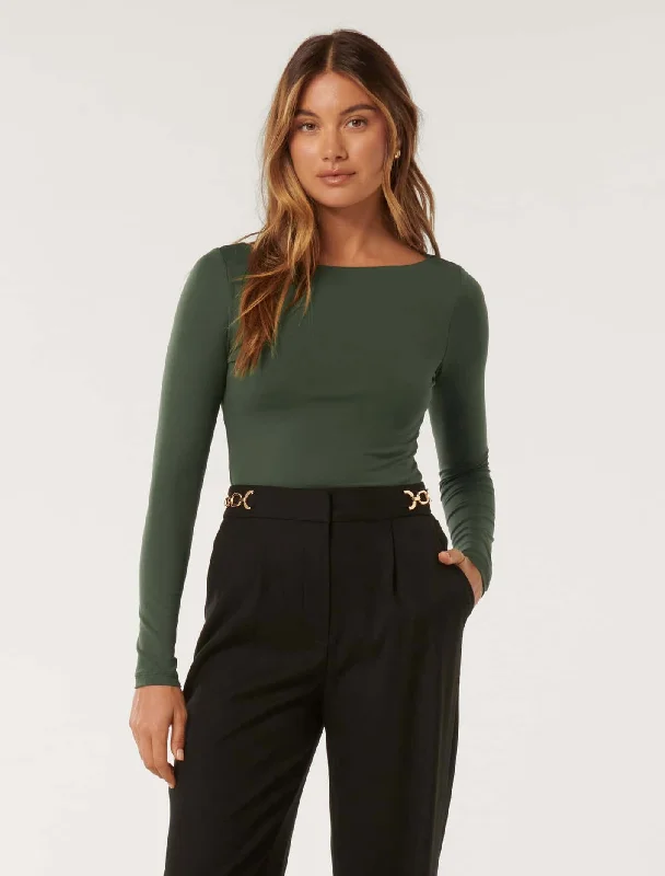 Erika Boat Neck Top