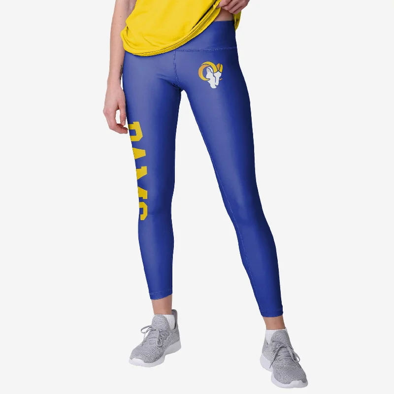 Los Angeles Rams Womens Solid Big Wordmark Legging