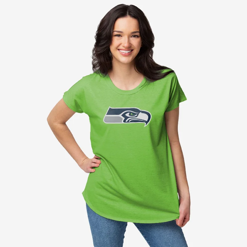 Seattle Seahawks Womens Big Logo Tunic Top