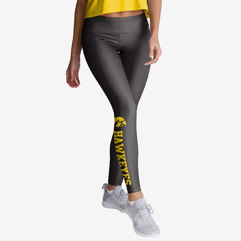 Iowa Hawkeyes Womens Solid Wordmark Legging