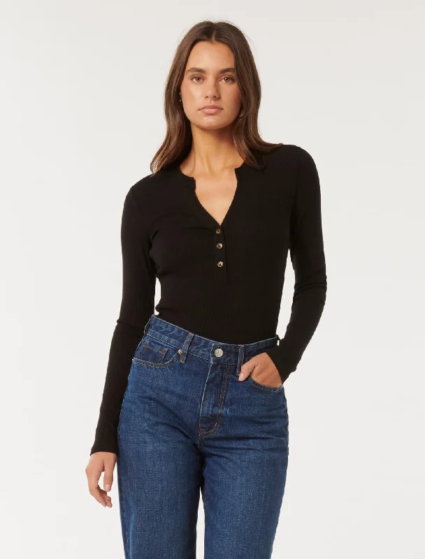 Julianna Henley Button Front Top