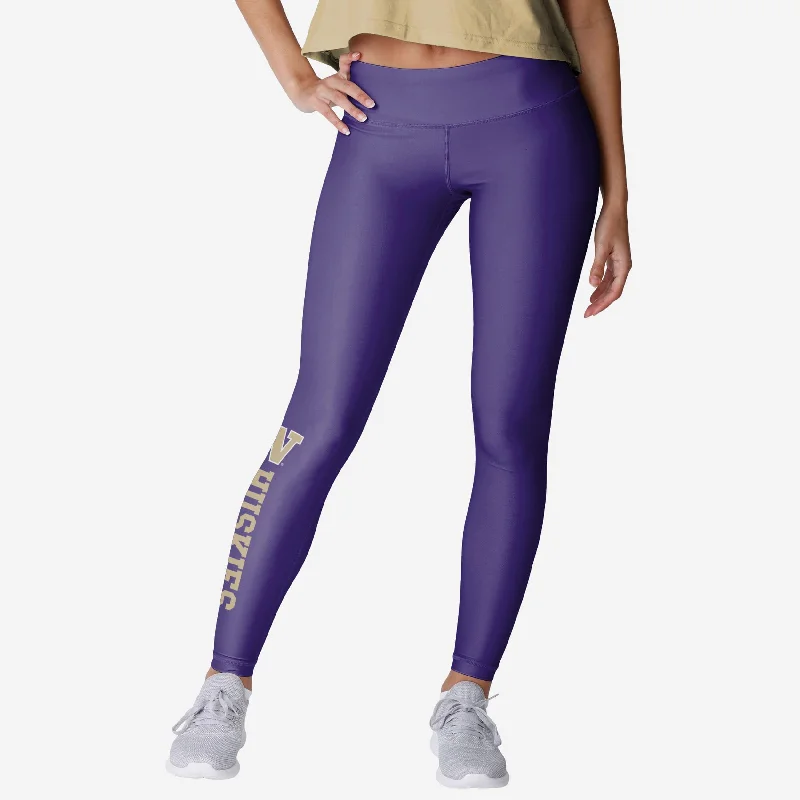 Washington Huskies Womens Solid Wordmark Legging