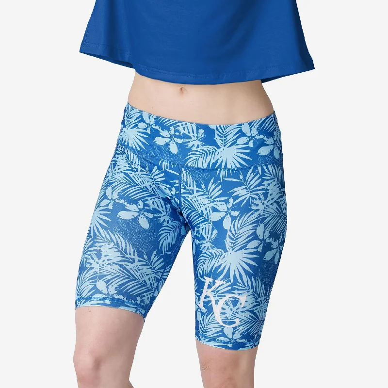 Kansas City Royals Womens Floral Bike Shorts