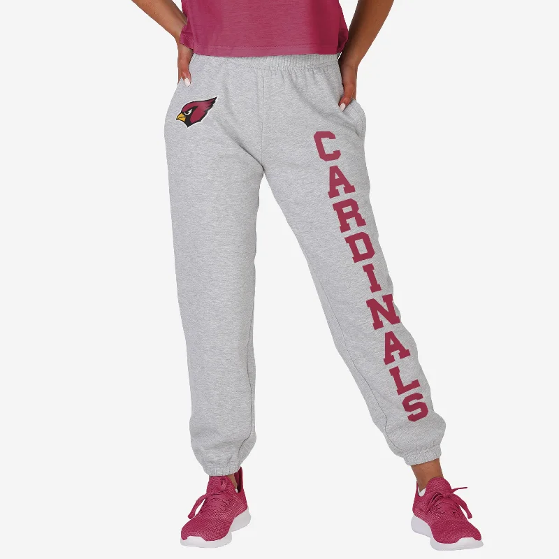 Arizona Cardinals Womens Big Wordmark Gray Sweatpants