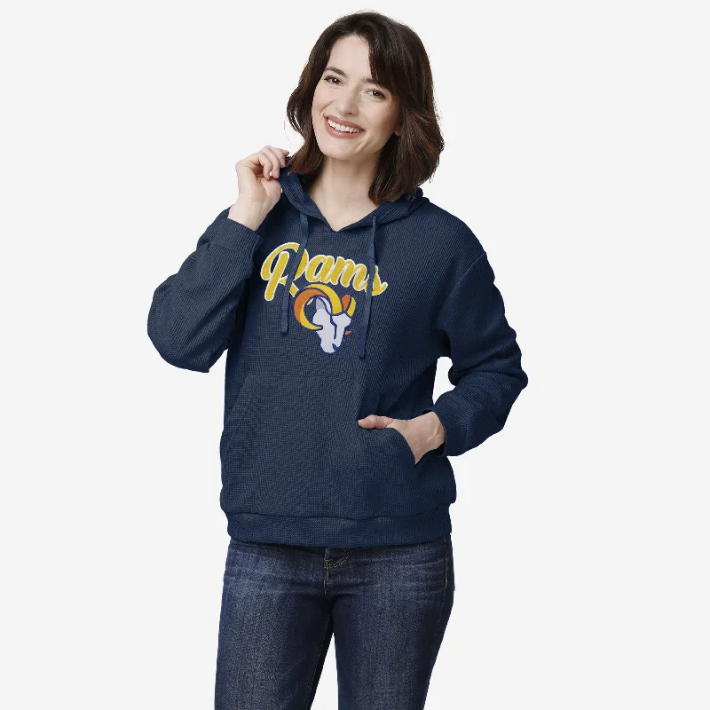 Los Angeles Rams Womens Waffle Lounge Sweater