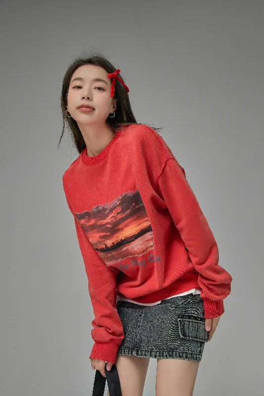 Painting Sunset Sweatshirt