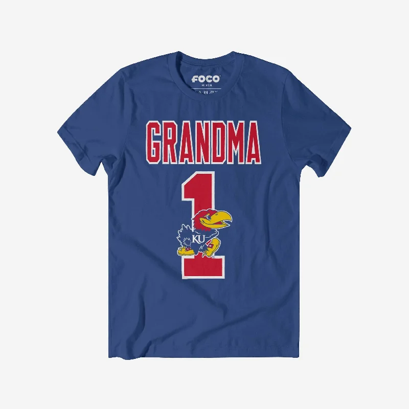 Kansas Jayhawks Number 1 Grandma T-Shirt