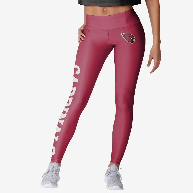 Arizona Cardinals Womens Solid Big Wordmark Legging