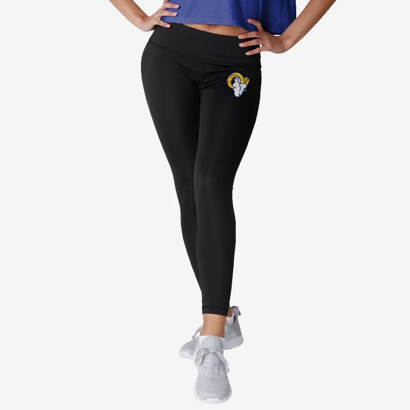 Los Angeles Rams Womens Calf Logo Black Legging