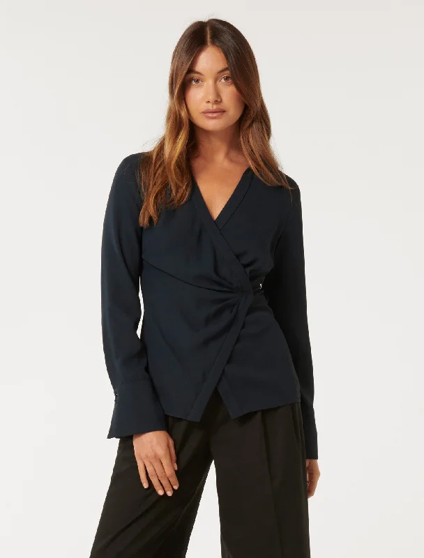 Sandra Wrap Shirt