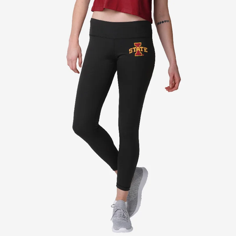 Iowa State Cyclones Womens Calf Logo Black Legging