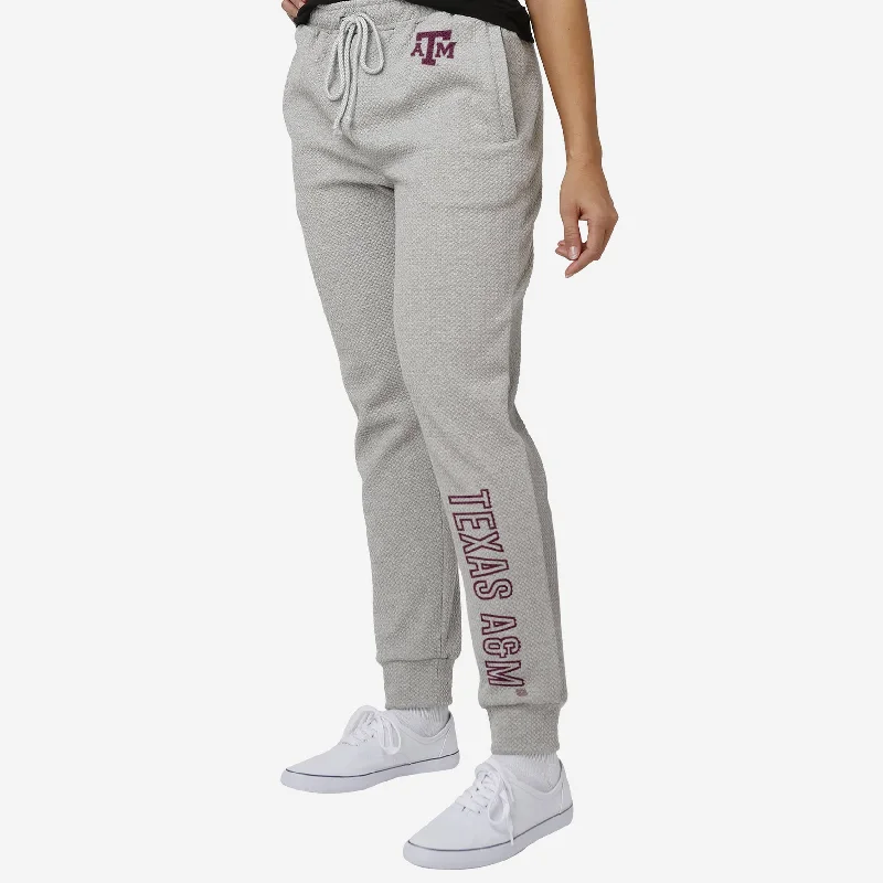 Texas A&M Aggies Womens Gray Woven Joggers