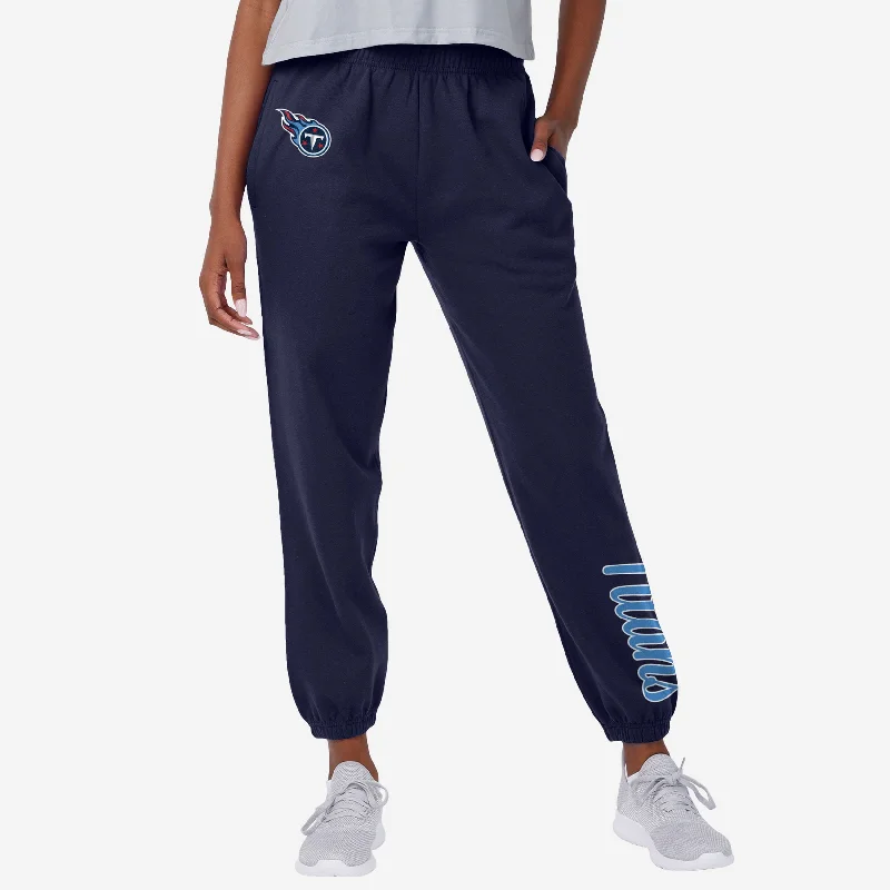 Tennessee Titans Womens Script Wordmark Team Color Sweatpants