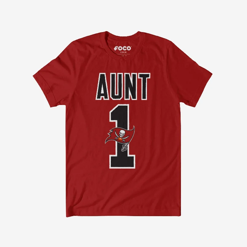 Tampa Bay Buccaneers Number 1 Aunt T-Shirt