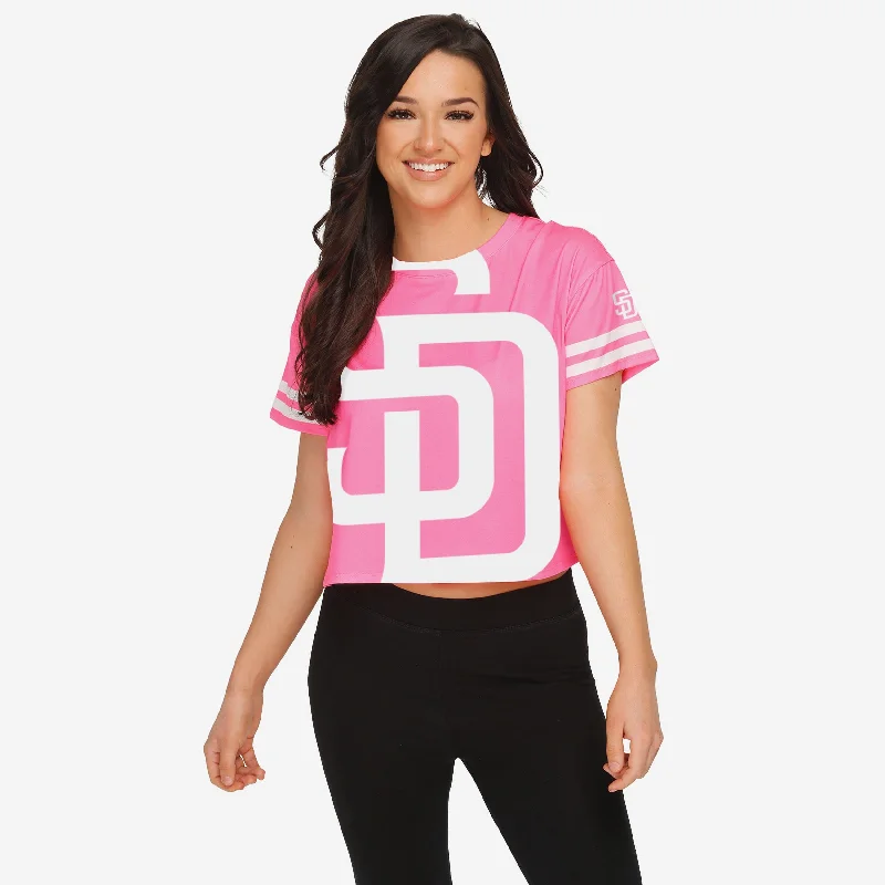 San Diego Padres Womens Highlights Crop Top