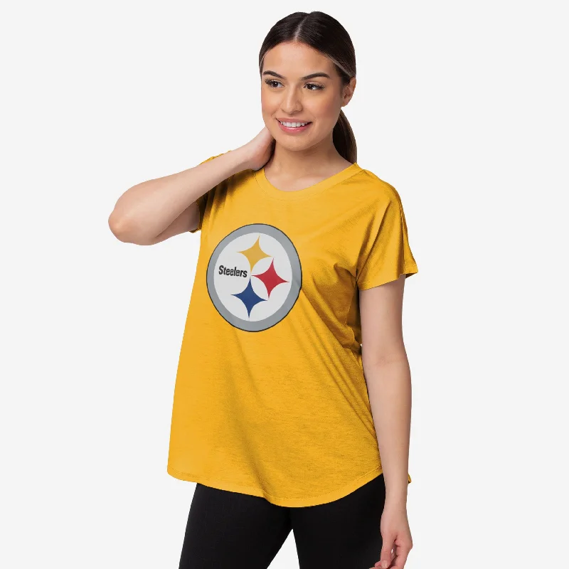 Pittsburgh Steelers Womens Big Logo Tunic Top