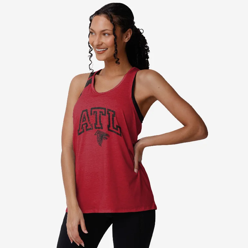 Atlanta Falcons Womens Team Twist Sleeveless Top