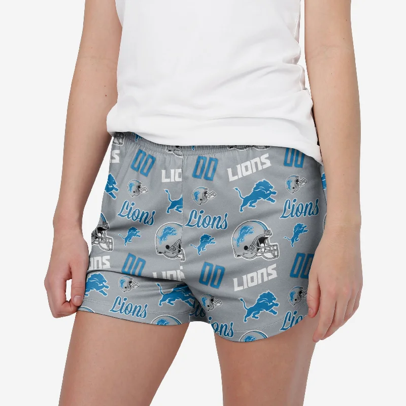 Detroit Lions Womens Gameday Ready Lounge Shorts