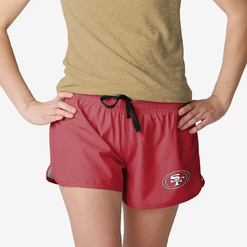 San Francisco 49ers Womens Solid Running Shorts