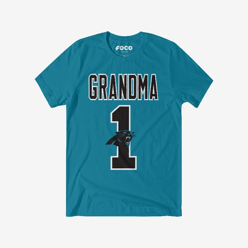 Carolina Panthers Number 1 Grandma T-Shirt