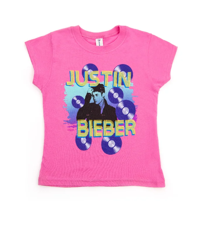 Justin Bieber Records Kids Tee