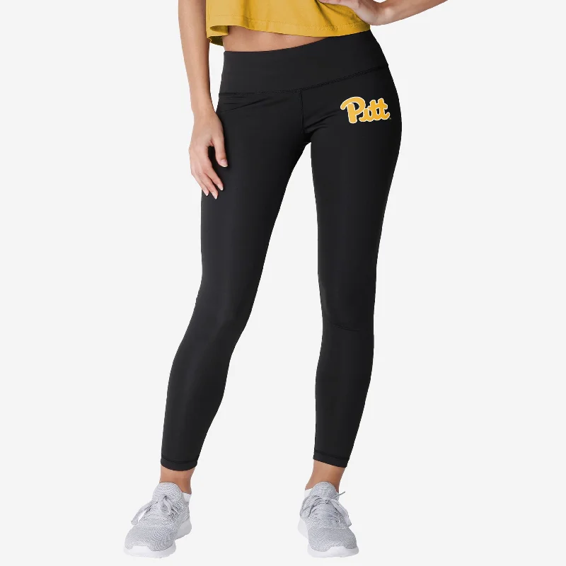 Pittsburgh Panthers Womens Calf Logo Black Legging