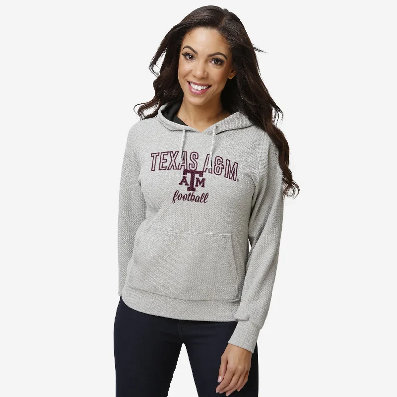 Texas A&M Aggies Womens Gray Woven Hoodie