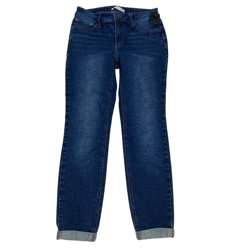 Jeans Skinny By Lc Lauren Conrad In Blue Denim, Size: 6