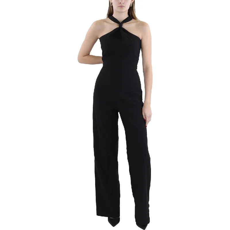 Likely Womens Halter Wide Leg Jumpsuit