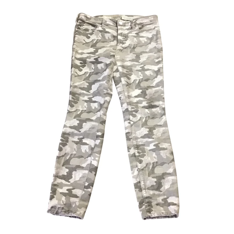 Jeans Skinny By Pilcro In Camouflage Print, Size: 6