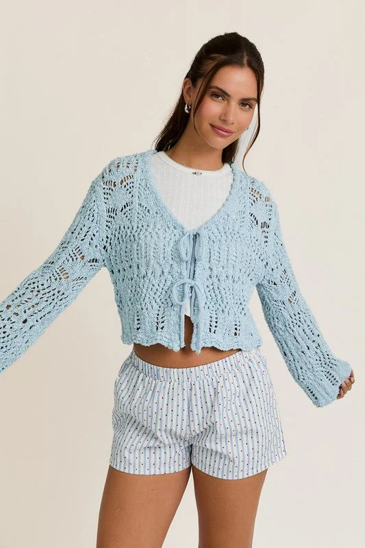 PREORDER - Seychelles Crochet Tie Top