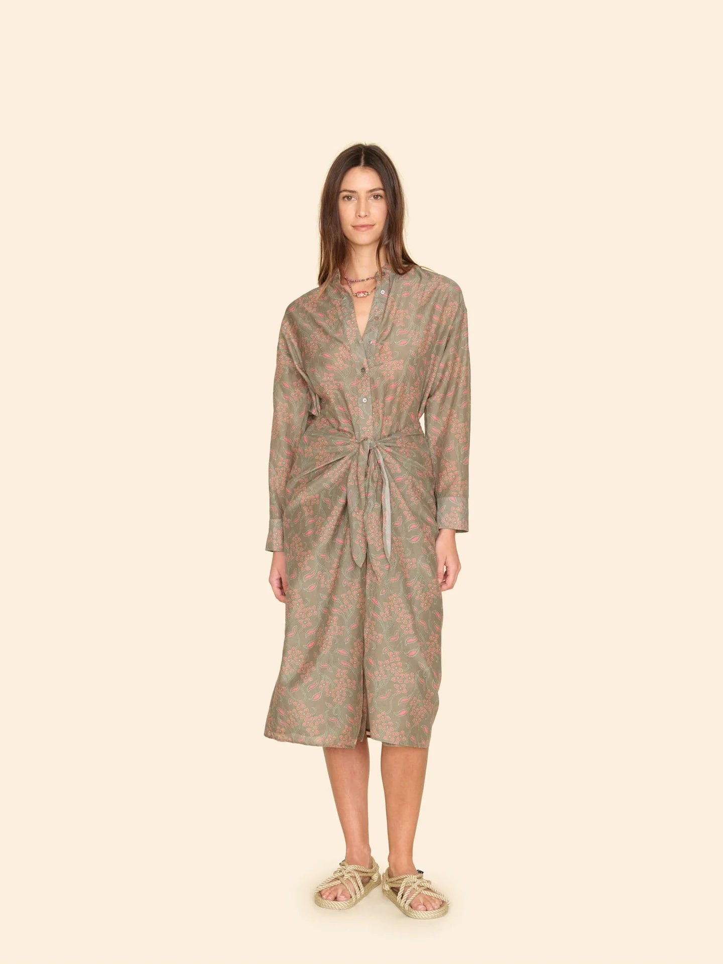 Xirena - Olive Coral Alana Dress