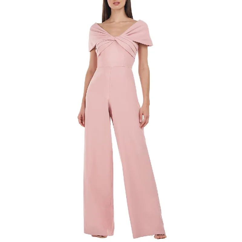 JS Collections Womens Off-The-Shoulder Wide Leg Jumpsuit