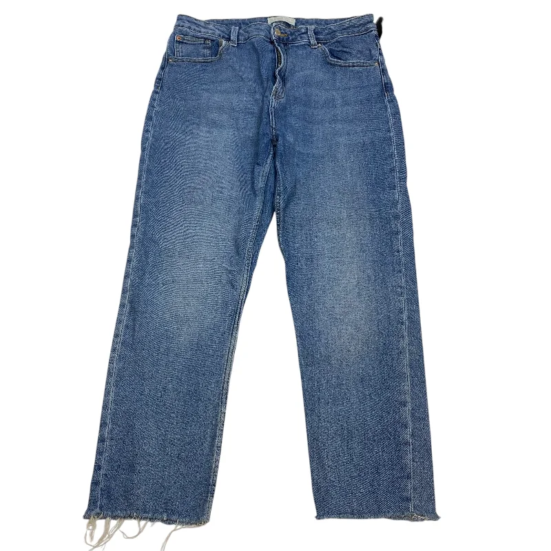 Jeans Straight By Primark In Blue Denim, Size: 16