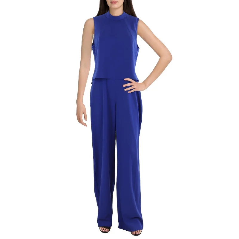 Trina Turk Womens Sleeveless Wide Leg Jumpsuit