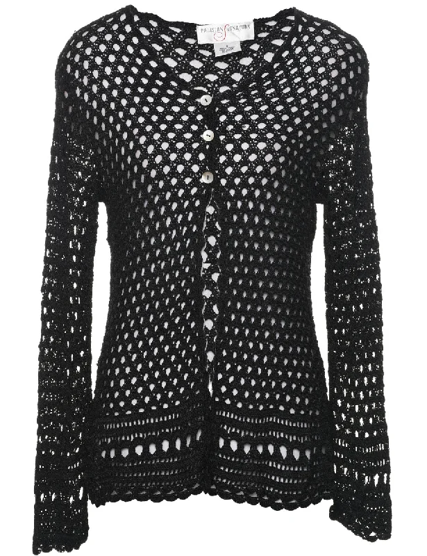 Crochet Cardigan - S