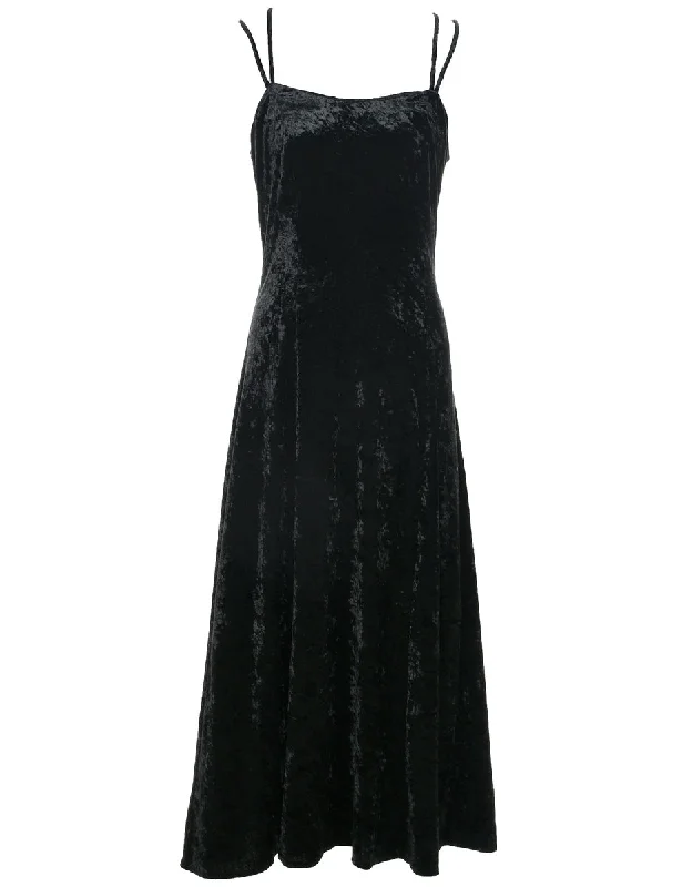 Velvet Evening Dress - M