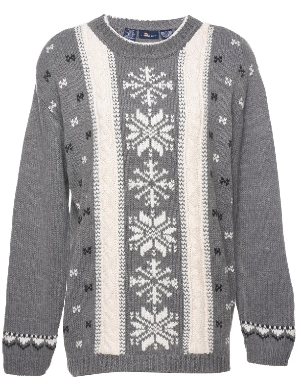 Nordic Light Grey Jumper - M