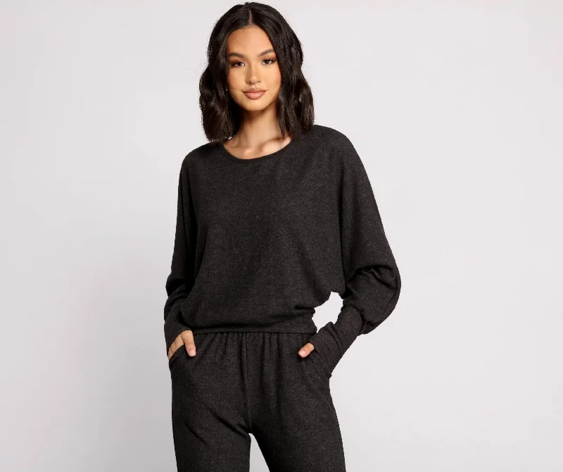 Keepin' Knit Basic Long Sleeve Top