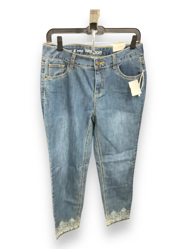 Jeans Cropped By Westport In Blue Denim, Size: 4