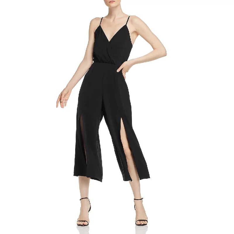 WAYF Womens Silvia Wide Leg Cocktail Jumpsuit