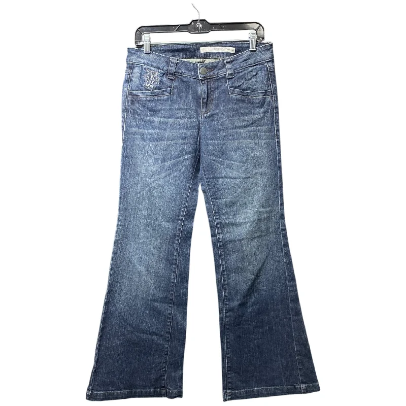 Jeans Flared By Dkny In Blue Denim, Size: 6