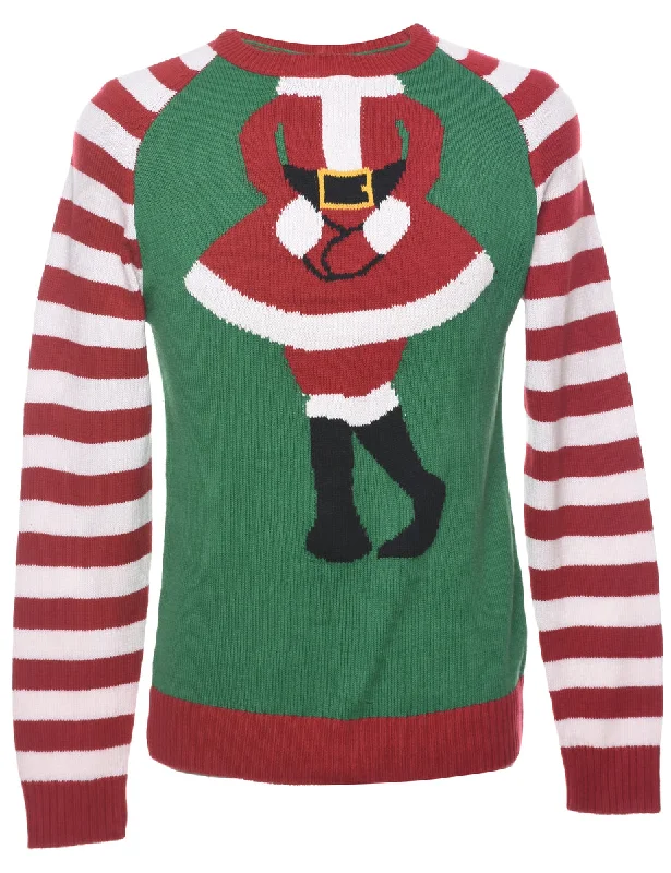 Santa Claus Christmas Jumper - S