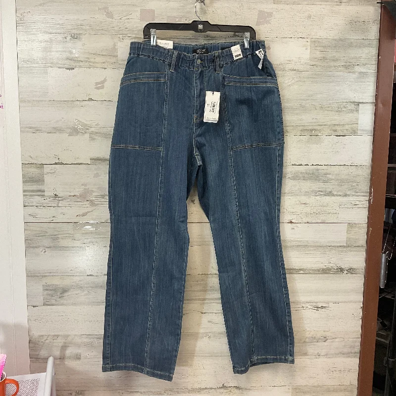 Jeans Straight By Judy Blue In Blue Denim, Size: 20