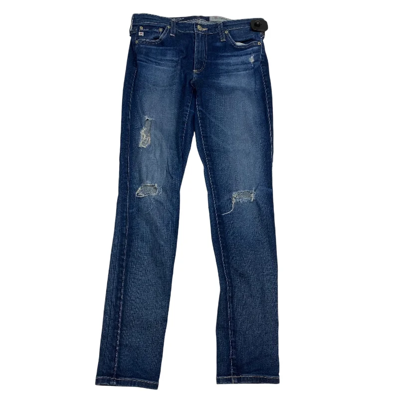 Jeans Skinny By Ag Jeans In Blue Denim, Size: 6