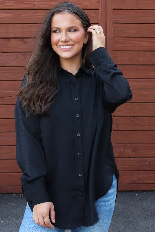 Brynn Pinstripe Button Down (FINAL SALE)