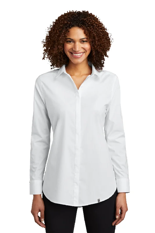 Ogio Womens Commuter Long Sleeve Button Down Shirt - White