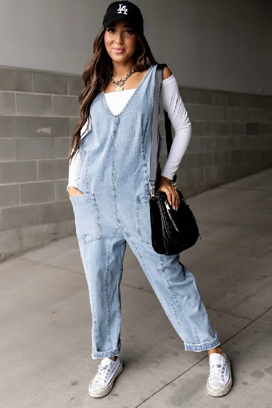 Cara Denim Jumpsuit