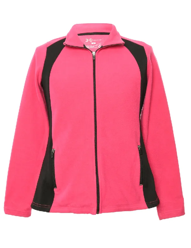 Pink Fleece Sweatshirt - M