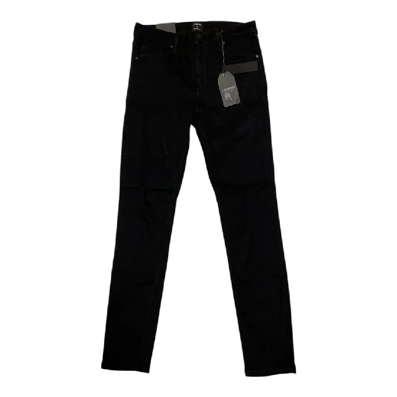 Jeans Skinny By Just Black In Black Denim, Size: 10